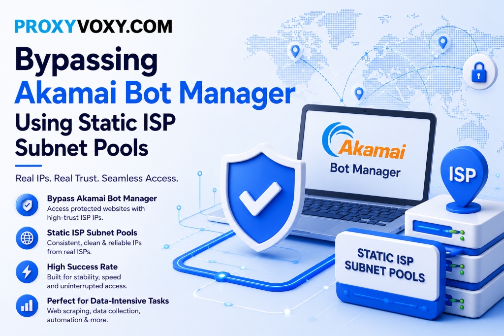Bypassing Akamai Bot Manager Using Static ISP Subnet Pools