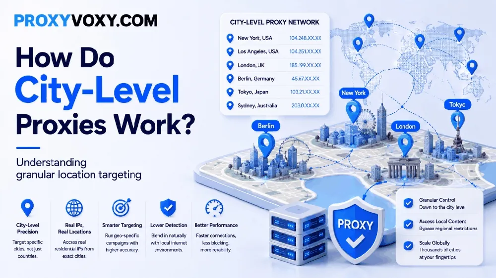 How City-Level Proxies Work: Full Guide