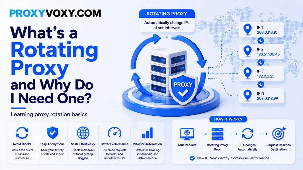 What's a Rotating Proxy and Why Do I Need One? Learning Proxy Rotation Basics